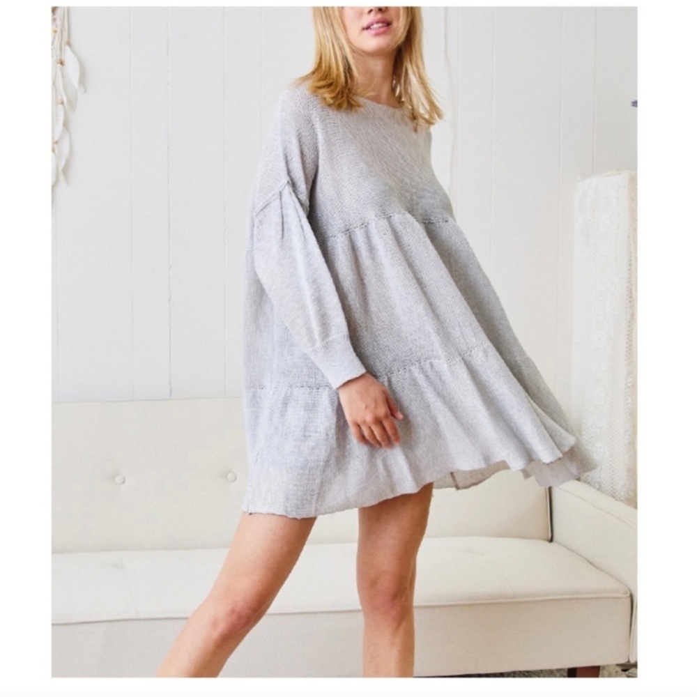 Boho Chic Tiered Boatneck Top✨️ - Picture 2 of 9